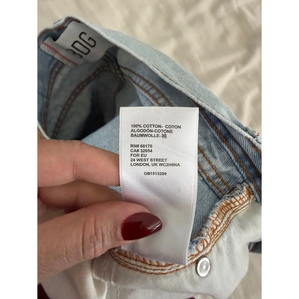 BDG Urban Outfitters Baggy Jeans 30x30 Distressed Wide Leg Y2K Skater